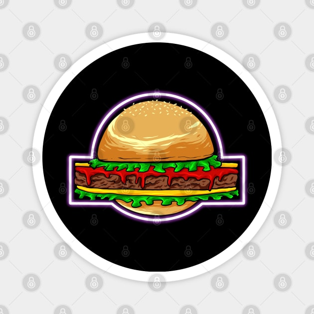 burger park Magnet by spoilerinc